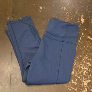 Lululemon Athletica Deep Blue Capris